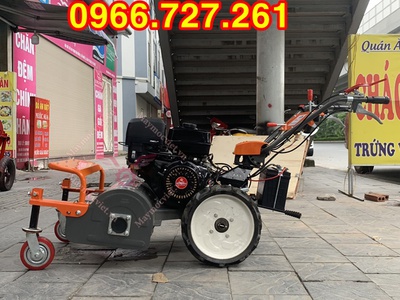 Máy cắt cỏ trục băm 10hp đề nổ Kawasaki VMTB100D 3