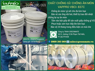 Chất chống ăn mòn/ chống gỉ đậm đặc VAPPRO VBCI-837C 0