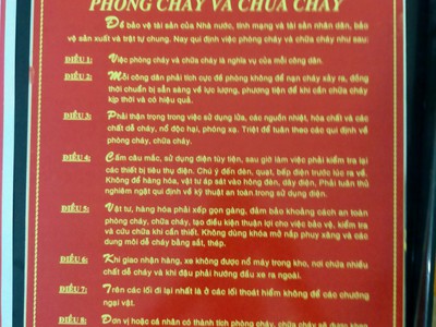 Bộ nội quy   tiêu lệnh   biển cẩm lửa   cấm thuốc pccc 1