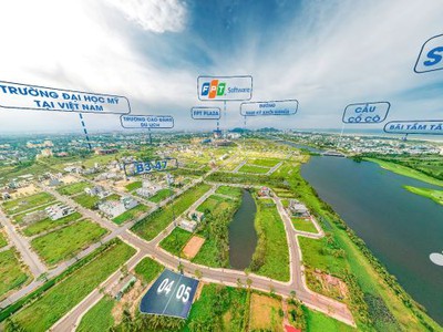 Bán đất biệt thự view sông dự án FPt - CƠ HỘI đầu tư HẤP DẪN  1