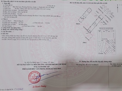 Bán nhà 2 mặt tiền, Mai Thị Lựu, Đakao, Q1. Dt:4x21, 1tr1l, giá:22 tỷ 2
