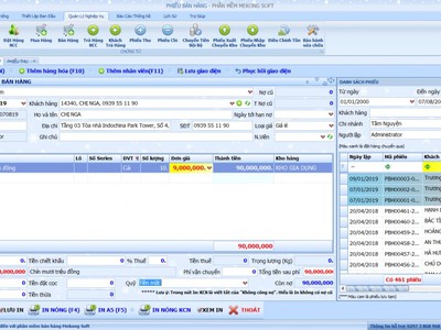 Phần mềm quản lý bán hàng điện tử điện máy - mekong soft 1110 2