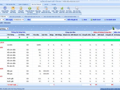 Phần mềm quản lý bán hàng điện tử điện máy - mekong soft 1110 4