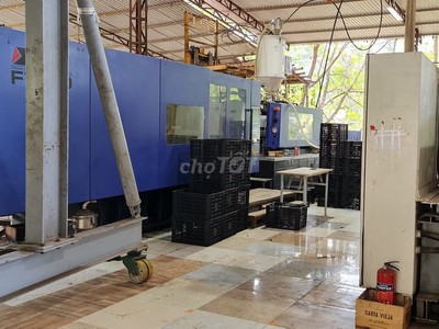 Sang nhượng xưởng đang hoạt động tốt, chuyên sản xuất các sản phẩm nhựa đặc biệt các loại sọt nhựa d 0