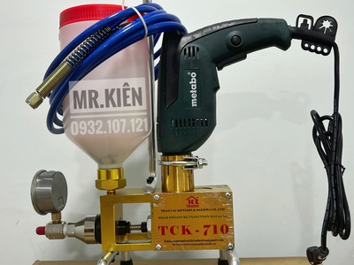 Máy Bơm Keo Epoxy Pu Chống Thấm Chống Nứt, Foam Chống Thấm Tck 500 2