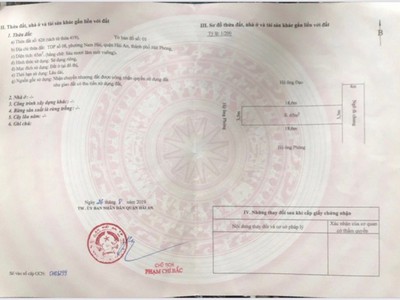 Bán nhanh lô đất tại khu Đằng Hải giá 25tr/ m2 ngõ to 4m 0