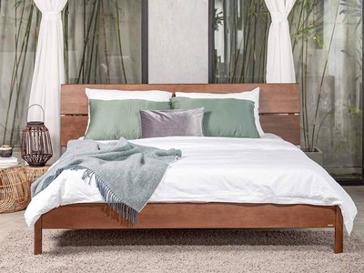 Giường Ngủ Gỗ Tràm MOHO VLINE 601 Nhiều Kích Thước 0