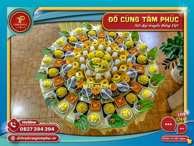 Mâm Cúng Tone Màu Cho Bé 0