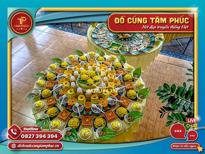 Mâm Cúng Tone Màu Cho Bé 1