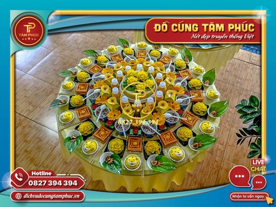 Mâm Cúng Tone Màu Cho Bé 2