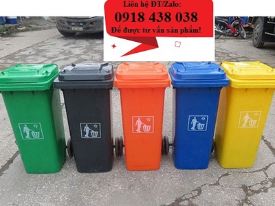 Thùng rác nhựa, thùng rác công cộng nhựa HDPE nguyên sinh giá rẻ 3