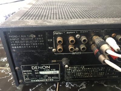 Bán amply Denon PMA 770 CS 290W 3
