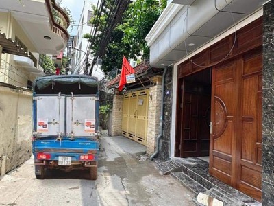 Bán nhà hoàng mai - hàng xóm đền lừ - ô tô tải chạy qua nhà - lô góc - nhà đẹp - ở ngay - 56m x 4t 0