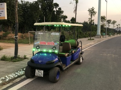Thanh lý xe điện giá bèo xe EZGo Clubcar Tùng Lâm điện 48v 60v 4