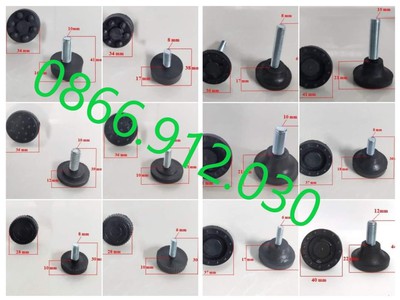 Chân nhựa tăng giảm chiều cao chân bàn ghế 4