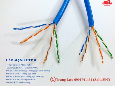 Cáp mạng Cat6 chống nhiễu sử dụng ngoài trời 3