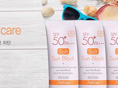 Kem Chống Nắng Vật Lý NOBLESSE  Soft Sun Block SPF50 / PA 0