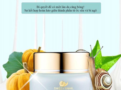 Kem Ốc Sên Chống Nhăn Ngừa Nám SWEET SNAIL  NOBLESSE  Loại bỏ vết Thâm , Nám-Tàn Nhang, 0