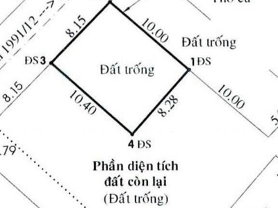 Đất xây dựng tự do 8,15   10 hẻm 6m bán 3 ty 2 ở nhà bè 1