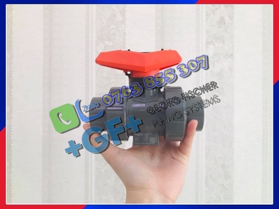Van bi nhựa GF 375 cpvc/fkm Dn10-Dn15-Dn20-Dn25-Dn32-Dn40-Dn50-Dn100 1