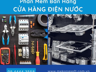 Phần mềm quản lý bán hàng vật tư, thiết bị điện nước 2410 0