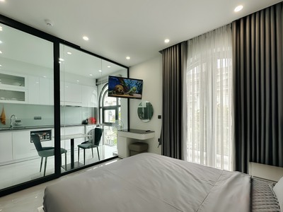 Cho thuê căn hộ 1-2 ngủ mới tinh tại Vinhomes Marina cầu rào 7