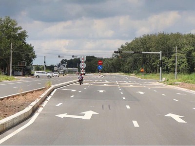 Đất Thổ Cư Bình Dương 11x23 nở hậu 13m giá giảm còn 1 tỷ xx  2 mặt tiền đường 12m nhựa 1