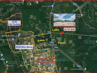 Đất Thổ Cư Bình Dương 11x23 nở hậu 13m giá giảm còn 1 tỷ xx  2 mặt tiền đường 12m nhựa 4