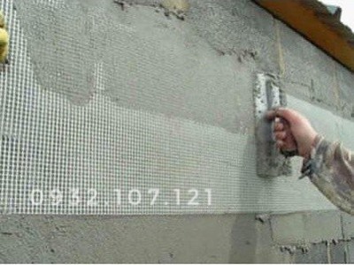 Lưới vải sợi thủy tinh chống thấm chống nứt gia cường 1