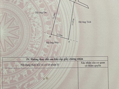 Bán Đất Hoa Động, Thuỷ Nguyên, Ngõ Trước Nhà 3m, 60m2, Hướng Tây Bắc, 670tr. 1