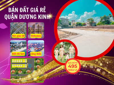 Bán đất sổ đỏ phường Hòa Nghĩa giá 495 triệu/ lô, mua bán công chứng ngay trong ngày. 0