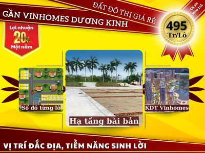 ❄ Cơ hội đầu tư bất động sản giá rẻ nhất thị trường khu vực gần Vinhomes Dương Kinh 0