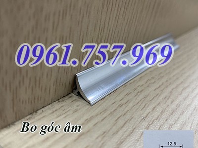 Nẹp nhôm góc âm, nẹp nhôm góc trong, nẹp góc âm tường 0