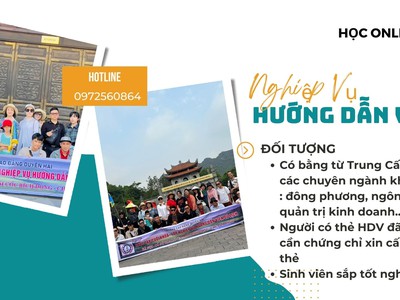 Nghiệp Vụ Hướng Dẫn Viên Nội Địa, Quốc Tế   Điều kiện xin thẻ Hướng Dẫn Viên 0