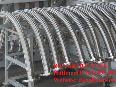 Khớp nối mềm kết nối mặt bích/ khớp nối mềm inox chịu nhiệt/ khớp nối kim loại nối bích/ khớp chống 0