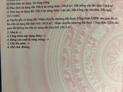 Chính chủ cần bán nhanh lô đất  tại  xã lộc thủy, huyện phú lộc, tỉnh thừa thiên huế 1