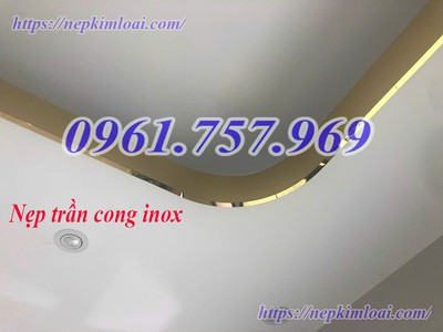 Nẹp inox trần thạch cao, nẹp góc trần thạch cao, nẹp chỉ trần thạch cao 7