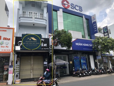 Cho thuê nhà mặt tiền kd trương vĩnh ký 72m2, 3 tầng, 21 triệu,sát n.hàng scb 0