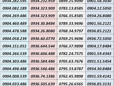 Xả kho số trả sau mobifone - số đẹp giá rẻ 5