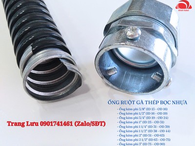 Ống ruột gà lõi thép 3/4 inch   phi 25 3