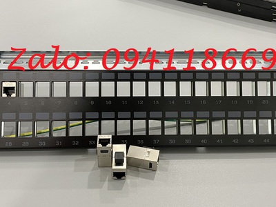 Thanh đấu nối mạng Patch Panel STP 48 cổng CAT6 mã ACT-48S2U, ACT-6U-88 Ancomteck 4