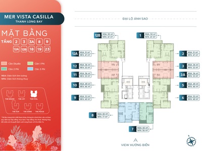 Chỉ 1,9 tỷ/căn 1pn sở hữu căn hộ cao cấp mer vista casilla 100 view hướng biển cam kết mua lại 8/ 2