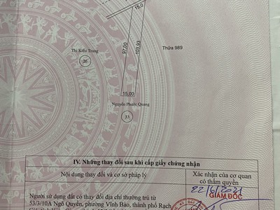 Chính chủ cần bán lô đất đẹp tại phường vinh quang, đường nguyễn thái bình nối liền đường 3/2, 0