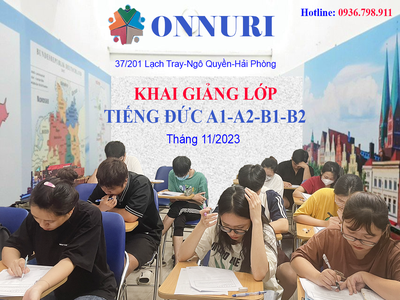 Khai giảng lớp tiếng Đức tháng 11/2023 tại Hải Phòng 0