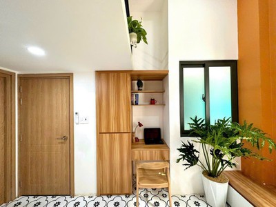 Bán căn hộ dịch vụ 6 lầu hẻm 791 Trần xuân soạn phường tân hưng Q7. Dt 7x20m 2