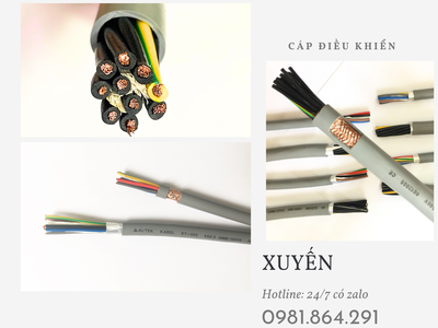 Cáp điện điều khiển, cáp tín hiệu 8x1.5mm2 hãng Altek Kabel 3