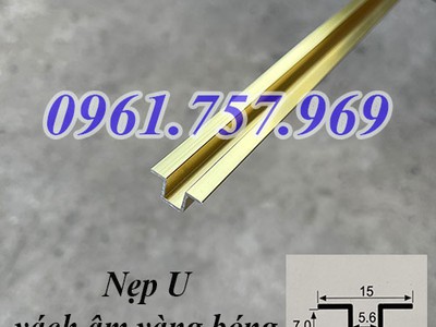 Nẹp chỉ âm tường, nẹp nhôm chữ u âm tường, nẹp nhôm âm tường 8