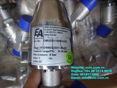 Van dẫn động áp suất End Armaturen 1