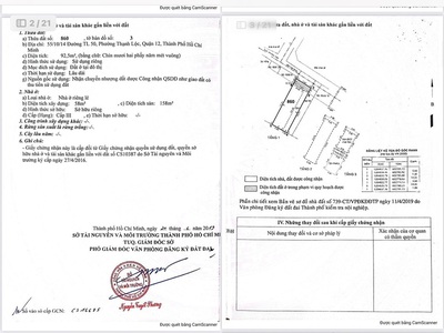 Chính chủ cần bán nhanh  căn nhà đẹp gần chợ đường tại quận 12, tp hcm 4