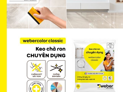 Keo chít mạch gạch Weber có ưu điểm gì 0